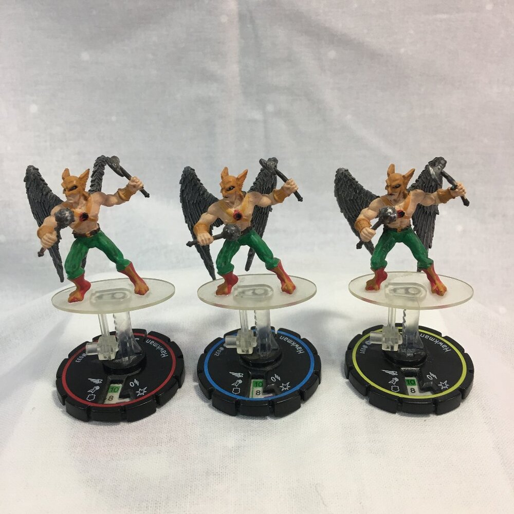 Hawkman Rookie, Experienced & Veteran DC Heroclix